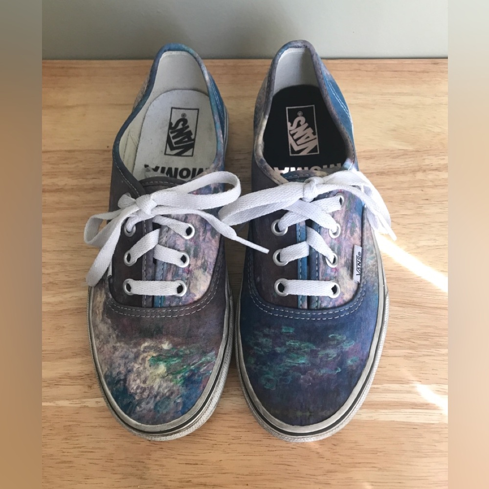 VANS MOMA Water Lilies Claude Monet Authentic Size: US Men 5.0 Women 6.5